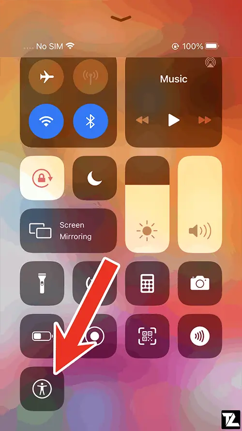 Accessibility Shortcut icon in Control Center