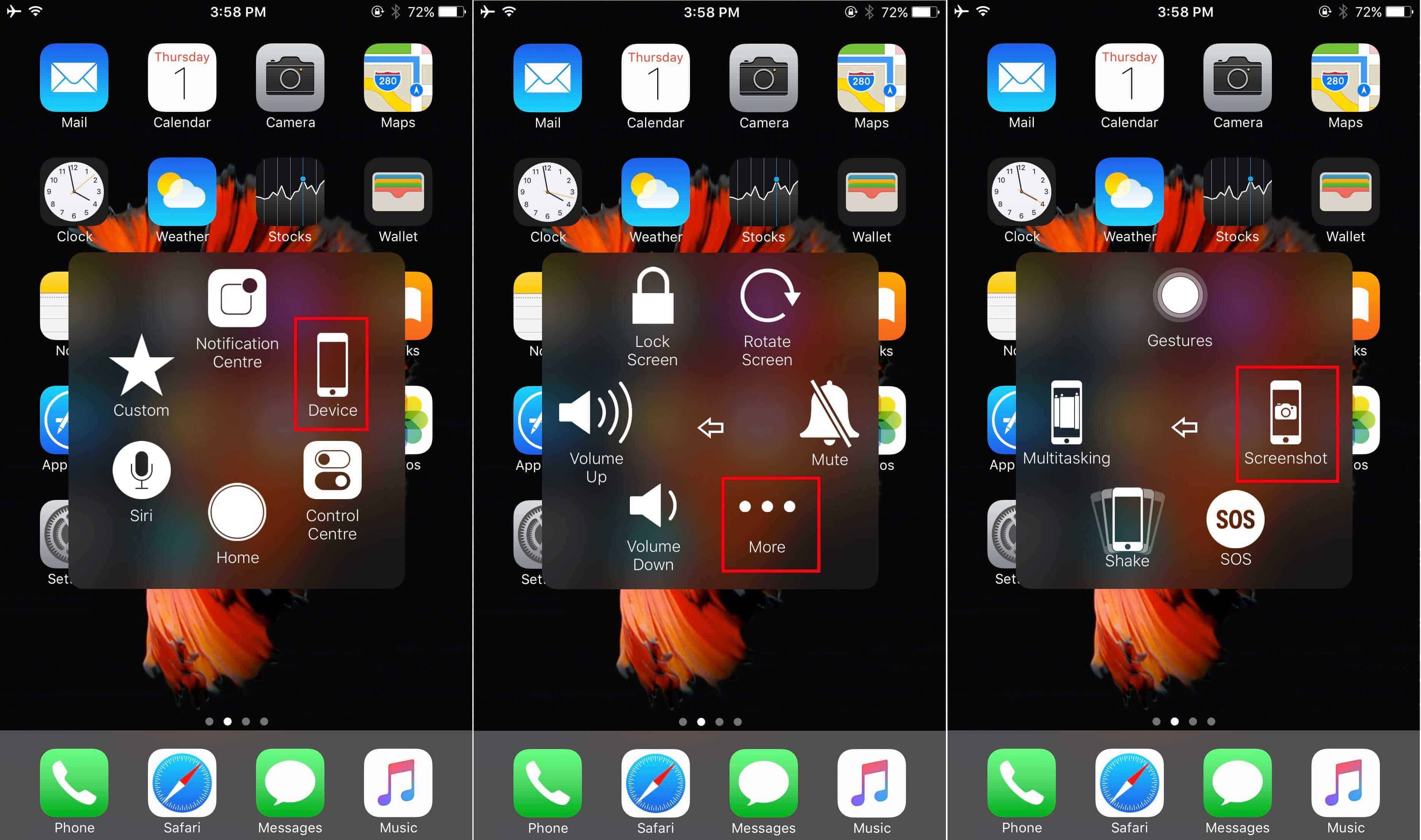 Take a Screenshot on iPhone, iPad and iPod Touch