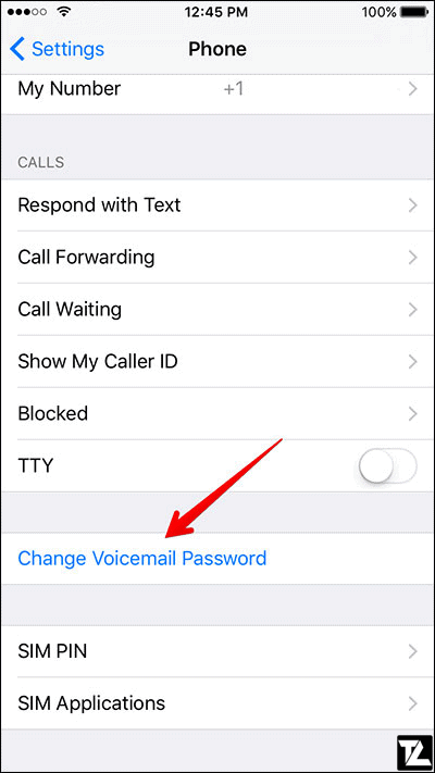 Change Voicemail Password