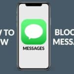 Recover Blocked Messages on iPhone