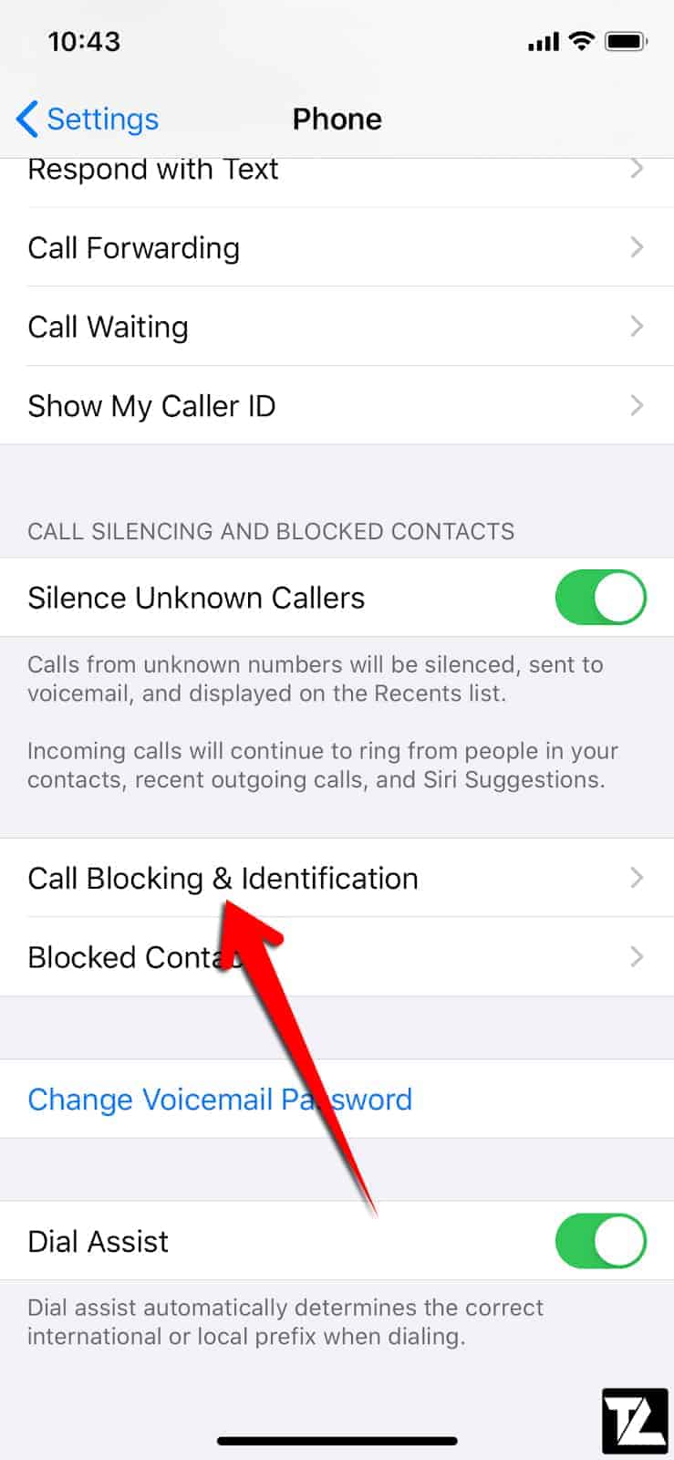 iOS Call Blocking & Identification Phone Settings